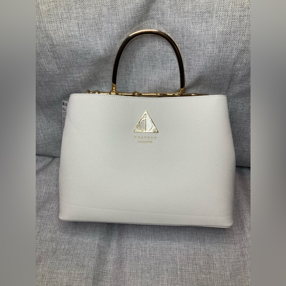 White Loungefly Harry Potter Elder Wand Handbag